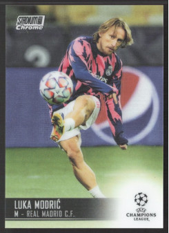 Luka Modric, Kartička, 2020-21 Topps Stadium Club Chrome UEFA Champions League, BASE