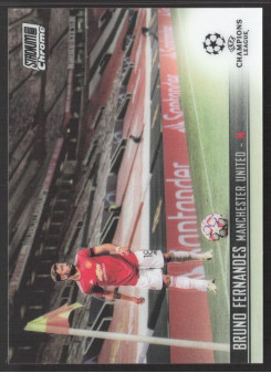 Bruno Fernandes, Kartička, 2020-21 Topps Stadium Club Chrome UEFA Champions League, BASE