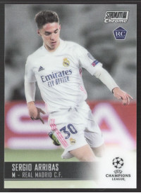 Sergio Arribas, Kartička, 2020-21 Topps Stadium Club Chrome UEFA Champions League, BASE