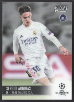 Sergio Arribas, Kartička, 2020-21 Topps Stadium Club Chrome UEFA Champions League, BASE