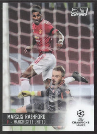 Marcus Rashford, Kartička, 2020-21 Topps Stadium Club Chrome UEFA Champions League, BASE