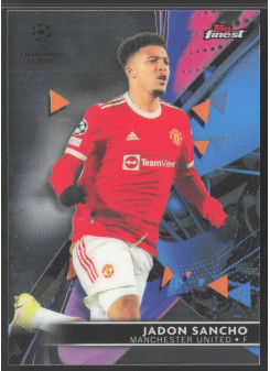 Jadon Sancho, Kartička, Topps UEFA Champions League Finest 2021-2022, BASE