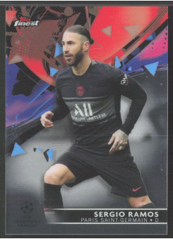Sergio Ramos, Kartička, Topps UEFA Champions League Finest 2021-2022, BASE