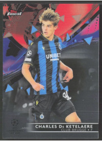 Charles De Ketelaere, Kartička, Topps UEFA Champions League Finest 2021-2022, BASE