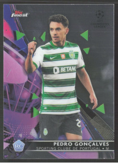 Pedro Goncalves, Kartička, Topps UEFA Champions League Finest 2021-2022, BASE