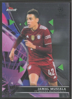 Jamal Musiala, Kartička, Topps UEFA Champions League Finest 2021-2022, BASE