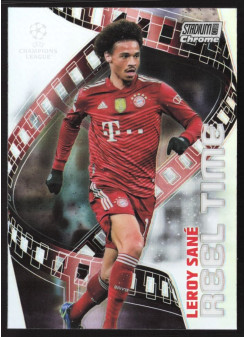Leroy Sané, Kartička, 2021-22 Topps Stadium Club Chrome UEFA Champions League, INSERT