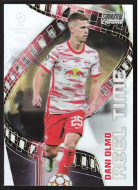 Dani Olmo, Kartička, 2021-22 Topps Stadium Club Chrome UEFA Champions League, INSERT
