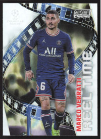 Marco Verratti, Kartička, 2021-22 Topps Stadium Club Chrome UEFA Champions League, INSERT
