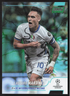 Lautaro Martínez, Kartička, 2021-22 Topps Stadium Club Chrome UEFA Champions League, LIMIT