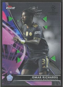 Omar Richards, Kartička, Topps UEFA Champions League Finest 2021-2022, BASE