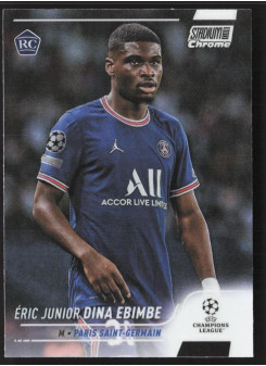 Éric Junior Dina EbimbeRC, Kartička, 2021-22 Topps Stadium Club Chrome UEFA Champions League, Refractor