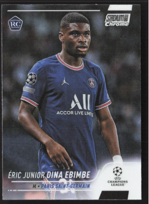 Éric Junior Dina EbimbeRC, Card, 2021-22 Topps Stadium Club Chrome UEFA Champions League, Refractor