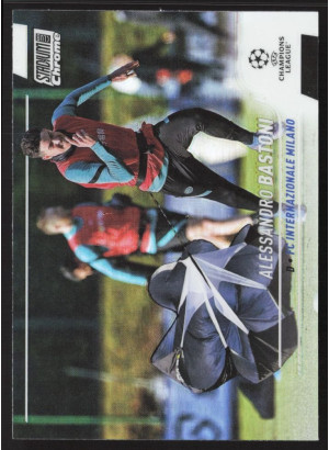Alessandro Bastoni, Card, 2021-22 Topps Stadium Club Chrome UEFA Champions League, Refractor