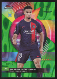 Warren Zaire-Emery, Kartička, Topps Finest UEFA Club Competitions 2023-24, LIMIT