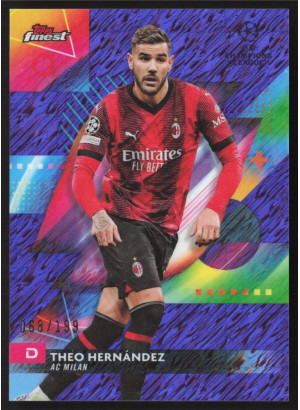 Theo Hernandez, Card, Topps Finest UEFA Club Competitions 2023-24, LIMIT