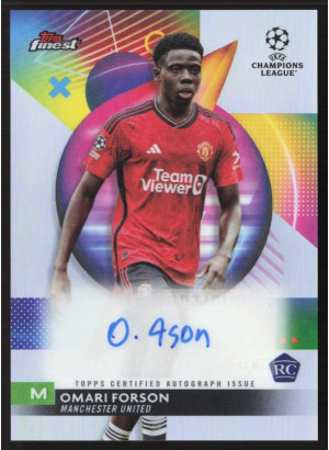 Omari Forson, Card, Topps Finest UEFA Club Competitions 2023-24, AUTOGRAPH