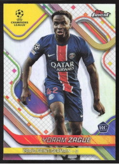 Yoram Zague, Kartička, Topps Finest UEFA Club Competitions 2024-2025, Refractor