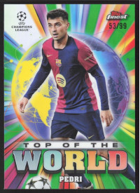 Pedri, Kartička, Topps Finest UEFA Club Competitions 2024-2025, LIMIT