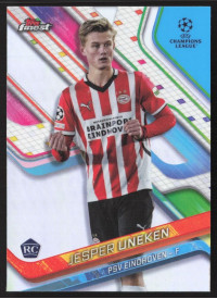 Jesper Uneken, Kartička, Topps Finest UEFA Club Competitions 2024-2025, Refractor