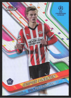 Jesper Uneken, Kartička, Topps Finest UEFA Club Competitions 2024-2025, Refractor