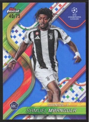 Samuel Mbangula, Card, Topps Finest UEFA Club Competitions 2024-2025, LIMIT