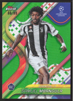 Samuel Mbangula, Kartička, Topps Finest UEFA Club Competitions 2024-2025, LIMIT