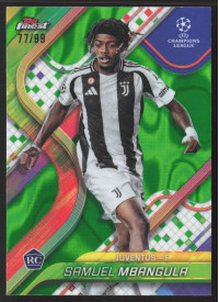 Samuel Mbangula, Kartička, Topps Finest UEFA Club Competitions 2024-2025, LIMIT