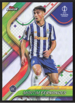 Martim Fernandes, Kartička, Topps Finest UEFA Club Competitions 2024-2025, Refractor