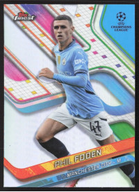 Phil Foden, Kartička, Topps Finest UEFA Club Competitions 2024-2025, Refractor