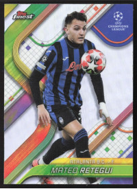 Mateo Retegui, Kartička, Topps Finest UEFA Club Competitions 2024-2025, Refractor