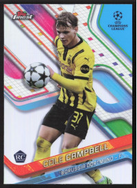 Cole Campbell, Kartička, Topps Finest UEFA Club Competitions 2024-2025, Refractor