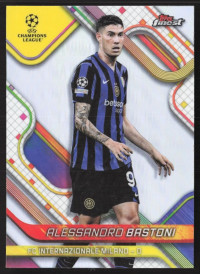 Alessandro Bastoni, Kartička, Topps Finest UEFA Club Competitions 2024-2025, Refractor