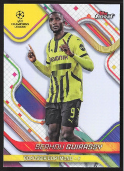 Serhou Guirassy, Kartička, Topps Finest UEFA Club Competitions 2024-2025, Refractor