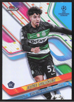 João Simões, Kartička, Topps Finest UEFA Club Competitions 2024-2025, Refractor