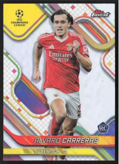 Álvaro Carreras, Kartička, Topps Finest UEFA Club Competitions 2024-2025, Refractor