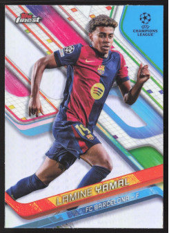 Lamine Yamal, Kartička, Topps Finest UEFA Club Competitions 2024-2025, Refractor