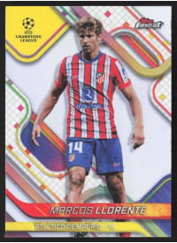 Marcos Llorente, Kartička, Topps Finest UEFA Club Competitions 2024-2025, Refractor