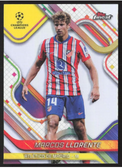 Marcos Llorente, Kartička, Topps Finest UEFA Club Competitions 2024-2025, Refractor