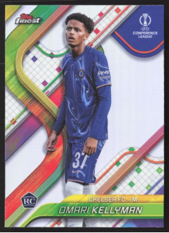 Omari Kellyman, Kartička, Topps Finest UEFA Club Competitions 2024-2025, Refractor