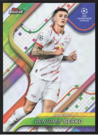 Benjamin Šeško, Kartička, Topps Finest UEFA Club Competitions 2024-2025, Refractor