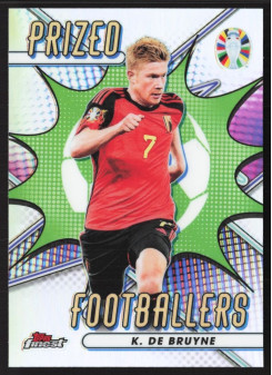 Kevin De Bruyne, Kartička, 2024 Topps Finest Road to UEFA Euro , INSERT