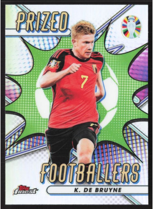 Kevin De Bruyne, Card, 2024 Topps Finest Road to UEFA Euro , INSERT