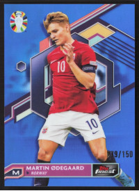 Martin Ødegaard, Kartička, 2024 Topps Finest Road to UEFA Euro , LIMIT