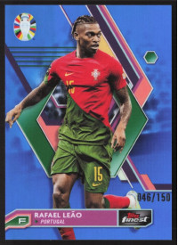 Rafael Leão, Kartička, 2024 Topps Finest Road to UEFA Euro , LIMIT
