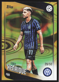 Luis Henrique, Kartička, 2025-26 Topps UEFA Club Competitions, LIMIT Luis Henrique, Kartička, 2025-26 Topps UEFA Club Competitions, LIMIT