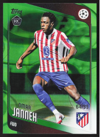 Omar Janneh, Kartička, 2025-26 Topps UEFA Club Competitions, LIMIT Omar Janneh, Kartička, 2025-26 Topps UEFA Club Competitions, LIMIT