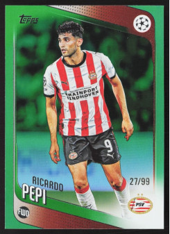 Ricardo Pepi, Card, 2025-26 Topps UEFA Club Competitions, LIMIT