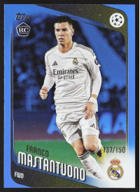 Franco Mastantuono, Kartička, 2025-26 Topps UEFA Club Competitions, LIMIT