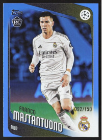 Franco Mastantuono, Kartička, 2025-26 Topps UEFA Club Competitions, LIMIT